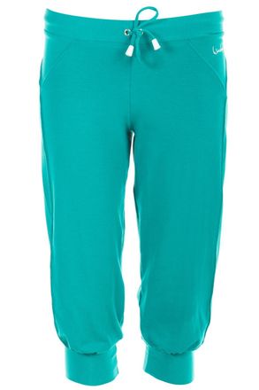 Winshape Sporthose WINSHAPE WBE5, Damen, Gr. XL, Normalgr&ouml;ssen, gr&uuml;n (ocean gr&uuml;n), 90% Baumwolle, 10% Elasthan, Hosen Sporthose, 3/4-Trainingshose