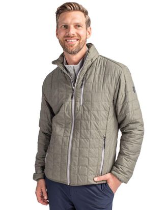 Cutter & Buck Rainier PrimaLoft Mens Eco Insulated Full Zip Puffer Jacket