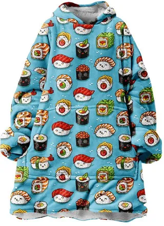 Mr. Gugu & Miss Go Sushi Pattern Knuffeltrui Huggie
