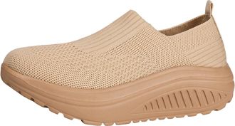 Generic Womens Mesh Casual Running Shoes Knit Slip On Platform Wedge Sneakers for Women Non Slip Workout Tennis Athletic Jogging Walking Shoes Lightweight Arc