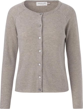 Rosemunde Aida Alpaca V-Neck Cardigan - Dames - Vesten - Grijs - 2XL - Wol - Truien & Vesten