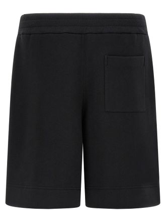 Jil Sander Mens Black Cotton Bermuda Shorts