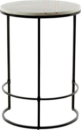 Kayoom Beistelltisch »Louis 225, Design-Tisch mit Stil, Marmor-Tischplatte« 1 Stk. tlg. Detailreiche Marmortischplatte, robustes Gestell, zeitlos