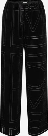 Toteme Weite Hose aus Viskose-Seiden-Samt