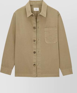 Saint Laurent cotton shirt jacket