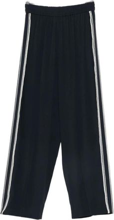 Fabiana Filippi Wijde broek - Dames - Sweatpants - Blauw - S - Broeken