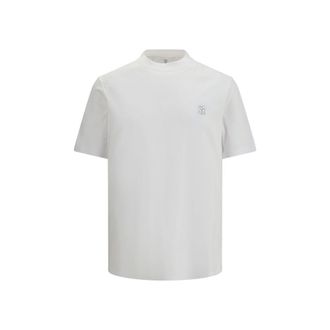 Brunello Cucinelli White Cotton Mens T-Shirt