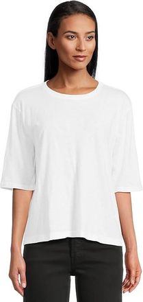 Michael Stars Reid Oversized Crew Womens Clothing White (US 0-12), Synthetic