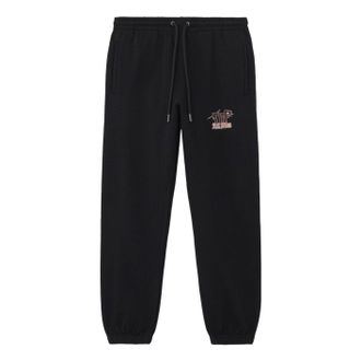 Off-white x c/o AC Milan Cuffed Sweatpants Black Red 44MCH057G25F001125