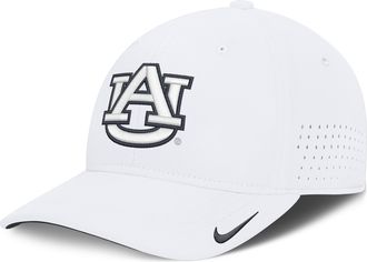 Nike Auburn Sideline Practice Nike Mens Dri-FIT College Hat in White | NC5310AAUN-3XB