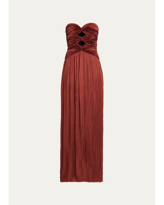A.L.C. Brynn Strapless Sweetheart Maxi Dress