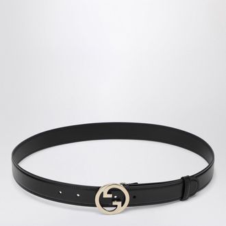 Gucci Gucci Blondie black leather belt