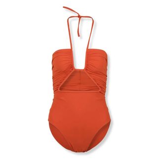 Rick Owens One-piece, female, Orange, Size: XS Prong Swimsuit
