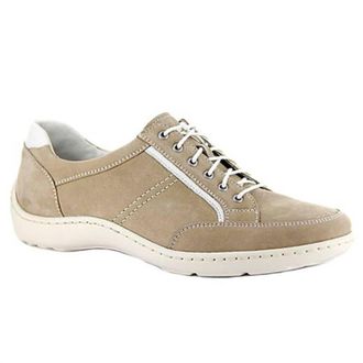 Waldl&auml;ufer Womens Jasmine Casual Walking Shoe In Combi Tan