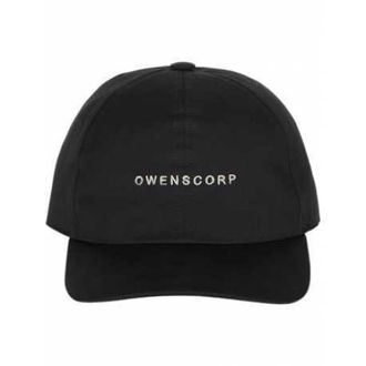Rick Owens Hollywood Baseball Cap - unisex - Petten - Zwart - S - Katoen - Accessoires