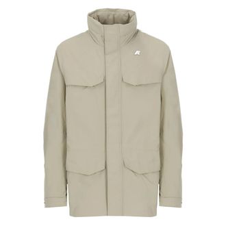 K-Way Uomo, Cappotti, Beige, M, new
