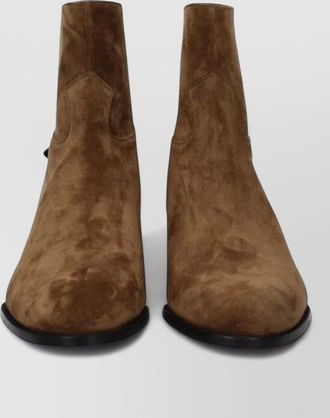 Celine suede leather ankle boots