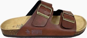 Original Penguin Mens Penguin Port 2 Mens Whiskey Sandals - Brown - Size: 10