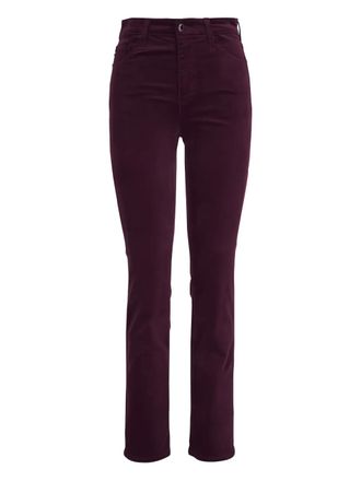 AG - Adriano Goldschmied button-fastening jeans - women - Cotton/Viscose/Elastane - 28 - Purple