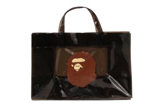 A Bathing Ape Borsa trasparente Bape Ape Head M