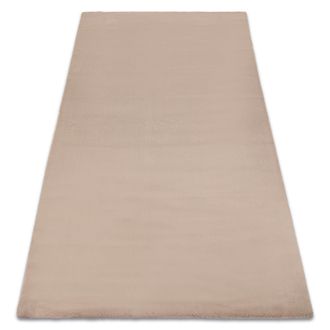 RugsX Rugsx - Alfombra Bunny Beige Imitaci&oacute;n De Piel De Conejo Beige 80x150 Cm