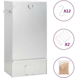 vidaXL Aparador Alto 2 Pcs Roble Negro Madera De Ingenier&iacute;a Y Vidrio