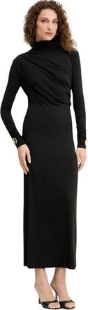 Simona Corsellini Embellished Maxi Jurk - Dames - Maxi kleedjes - Zwart - M - Kleedjes