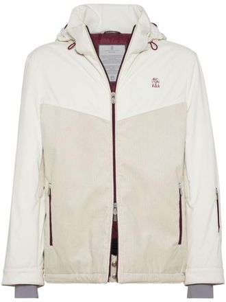 Brunello Cucinelli Mountain padded parka - White