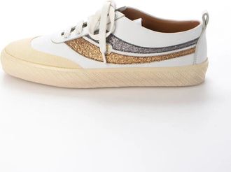 Bally Shennon Ladies White Round Toe Sneakers