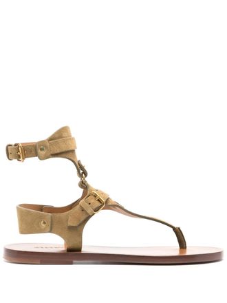 Isabel Marant Eveen suede sandals - Brown