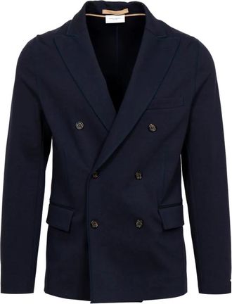 Paolo Pecora Blazer - Heren - Blazers - Blauw - L - Jassen