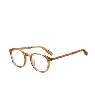 Philipp Plein Philipp Plein Mens 51mm Shiny Transparent Beige Opticals