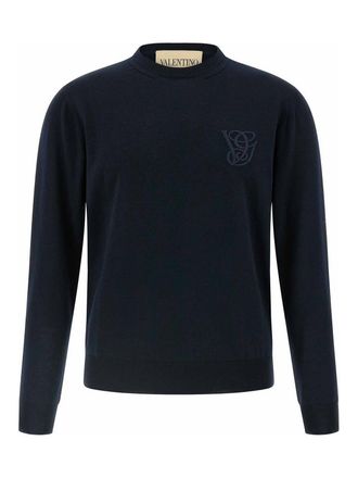 Valentino Garavani Logo Embroidery Sweater