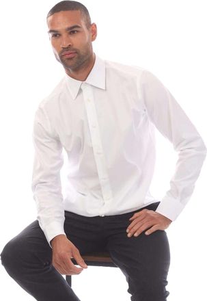 HUGO BOSS Heren L-Josh Kent Kraag Overhemd (Wit)