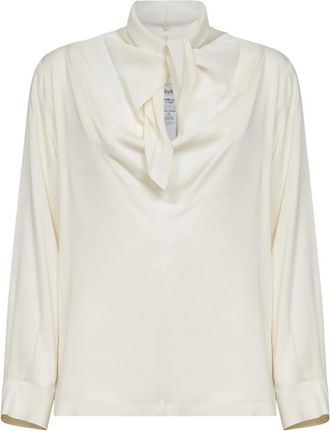 Max Mara Mxmbadia Blouse - Dames - Blouses - Wit - XS - Overhemden