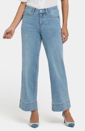 NYDJ Teresa High Waist Wide Leg Ankle Jeans in Heritage Glow at Nordstrom Rack, Size 4