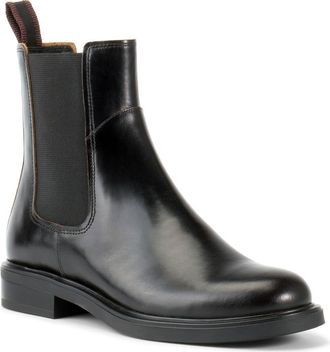 Vagabond Freya Chelsea Boot in Black Leather at Nordstrom, Size 10Us