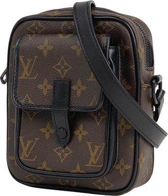 Louis Vuitton Black Brown Noir Monogram Leather Shoulder Bag (Pre-Owned)