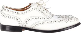 Churchs Studded Brogues in Witte Leer