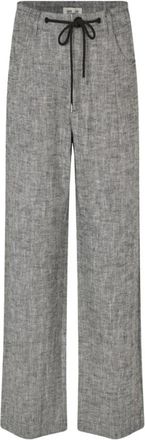 Baum Und Pferdgarten Salt And Pepper Nanny Pants - Dames - Wijde Broeken - Grijs - M - Broeken