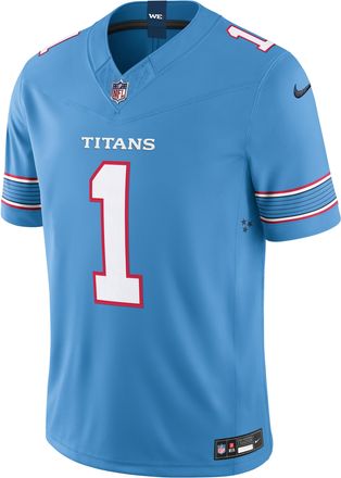 Nike Cameron Ward Tennessee Titans Nike Mens Dri-FIT NFL Limited Jersey in Blue | 37NM0IUT9VF-JSQ