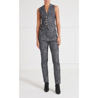 Temperley London Francis Denim Trousers in Washed Black at Nordstrom, Size 26
