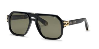 Philipp Plein SPP148M 0700 Mens Sunglasses Black Size 57