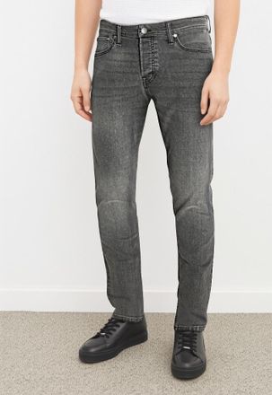 Jack & Jones Slim-fit-Jeans JACK & JONES JJIGLENN JJORIGINAL SQ 650, Herren, Gr. 29, L&auml;nge 30, grau (grau denim), Denim/Jeans, Obermaterial: 76% Baumwolle, 22% Pol