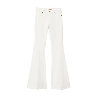 Twinset Bull Paw Trousers - female - Twinset - Flare Jeans - Gray - W27 - Jeans