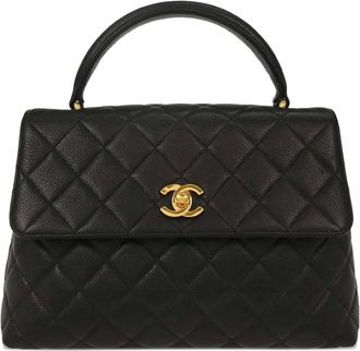 Chanel Borsa a mano Kelly trapuntata 1997 - Nero