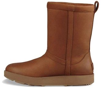 UGG (WMNS) UGG Classic Short Leather Chestnut 1017509-CHE
