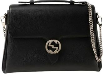 Gucci Pre-owned Handbags, female, Black, Size: ONE SIZE Pre-owned Vintage Handbag