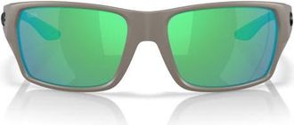 Costa Tailfin 60mm Sunglasses in Matte Olive Shale /Green 580G at Nordstrom