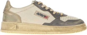 Autry Medalist Low Super Vintage Sneakers - Heren - Sneakers - Veelkleurig - 40 EU - Katoen - Schoenen